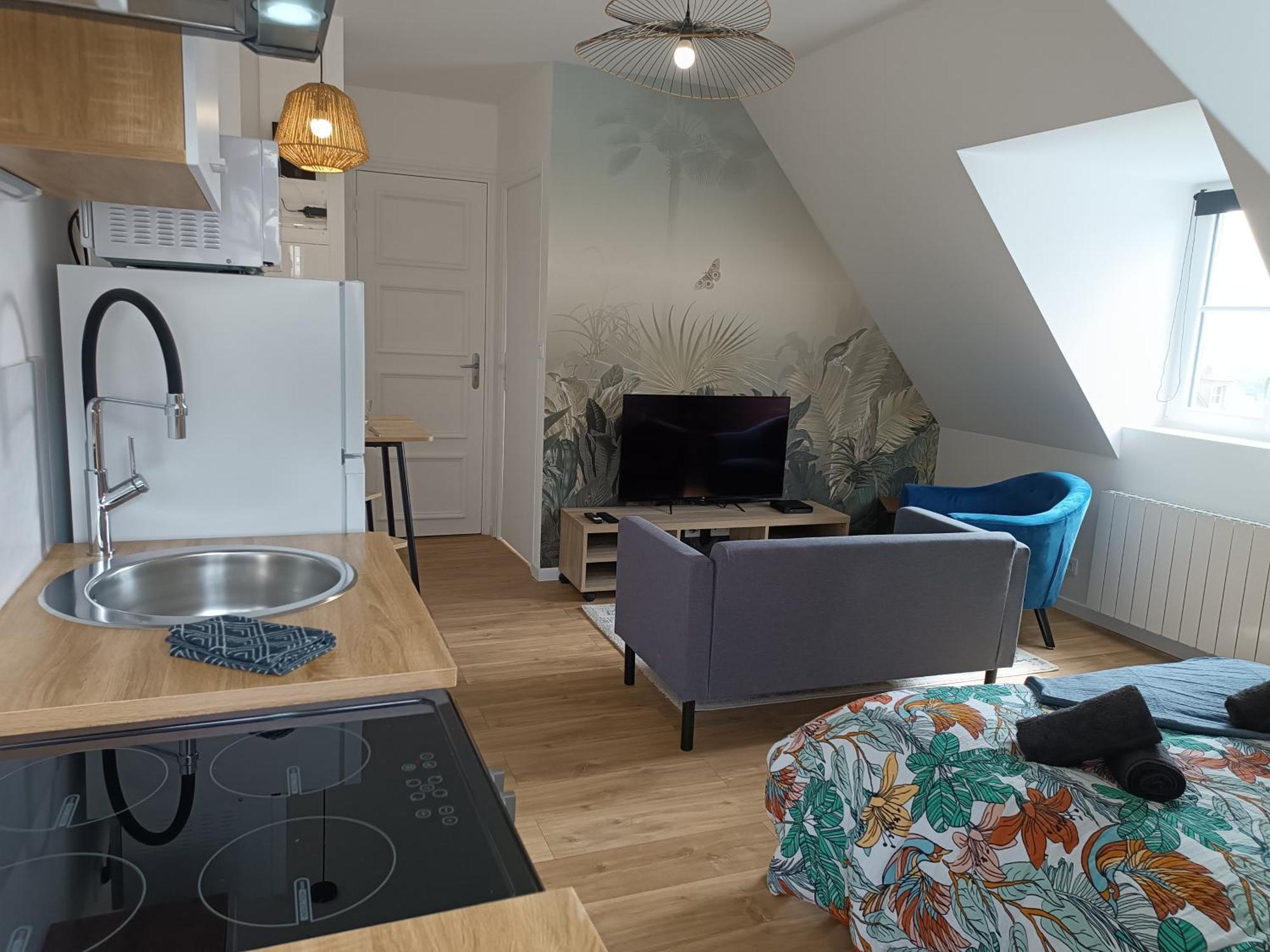 Elegant Studio ~Hyper Centre~ Apartment Coutances Luaran gambar